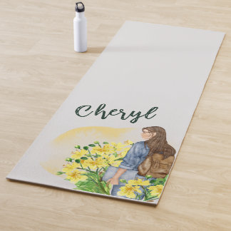 School Girl Yoga Mat