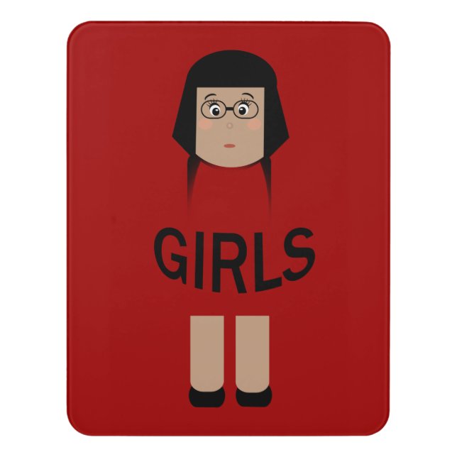 School Girls Room Sign (Contemporary Vert)