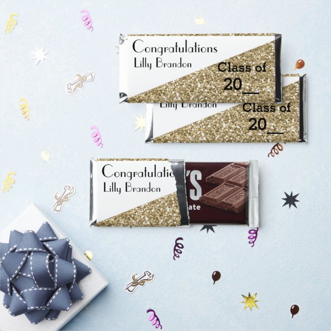 School Graduation Candy Bar Wrapper Party Favor (Front)