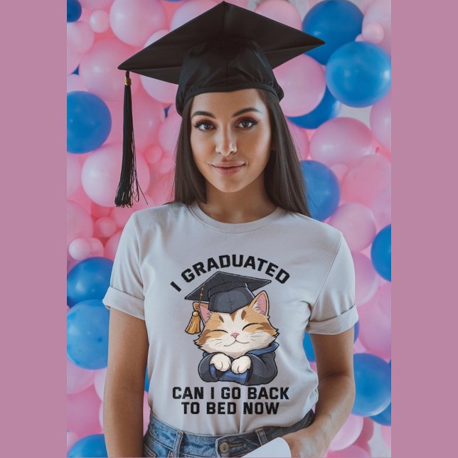 School Graduation Cat T-Shirt (Creator Uploaded)