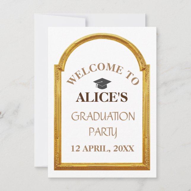 School Graduation Event Celebration Personalized (Front)