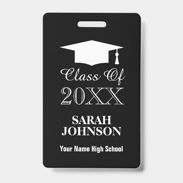 School Graduation party name badges (Front)
