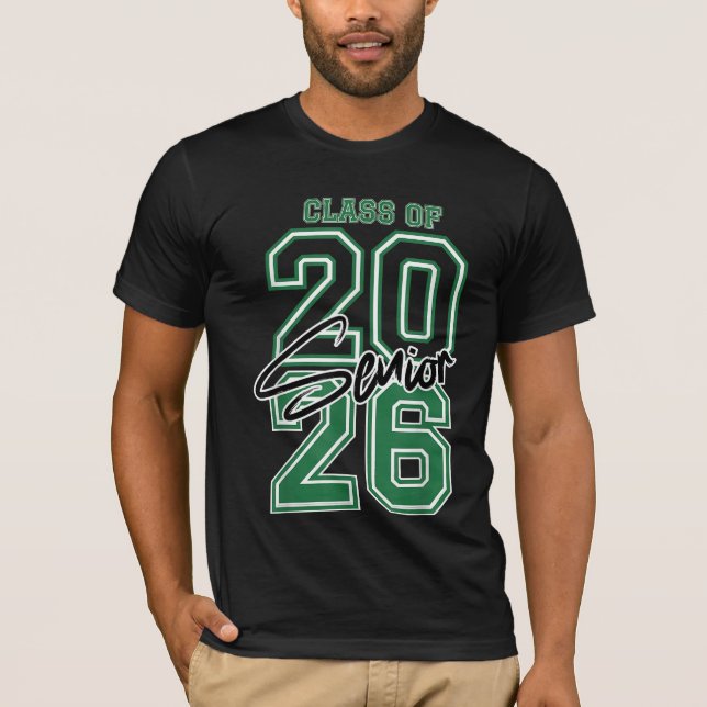 School Graduation Senior Class of 2026 T-Shirt (Front)