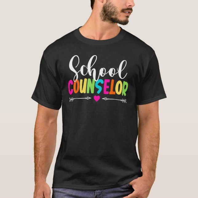 School Guidance Counselor Appreciation Back To Sch T-Shirt (Front)