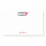 School Guidance Counselor Personalized Watercolor Post-it Notes