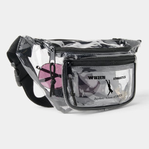 School Gymnastics Custom Name Class of 20XX Clear Fanny Pack