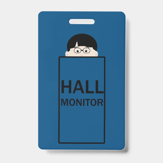 School Hall Monitor Badge (Front)