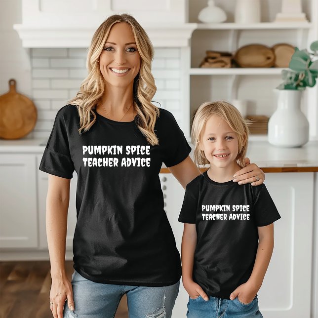  School halloween humor teacher advice typography T-Shirt (Creator Uploaded)