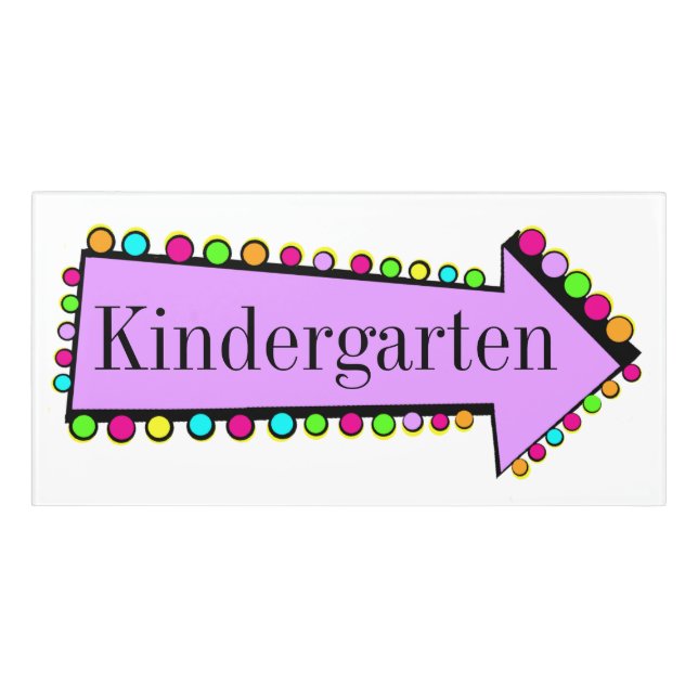 School Hallway or Your Door Sign (Classic Front)