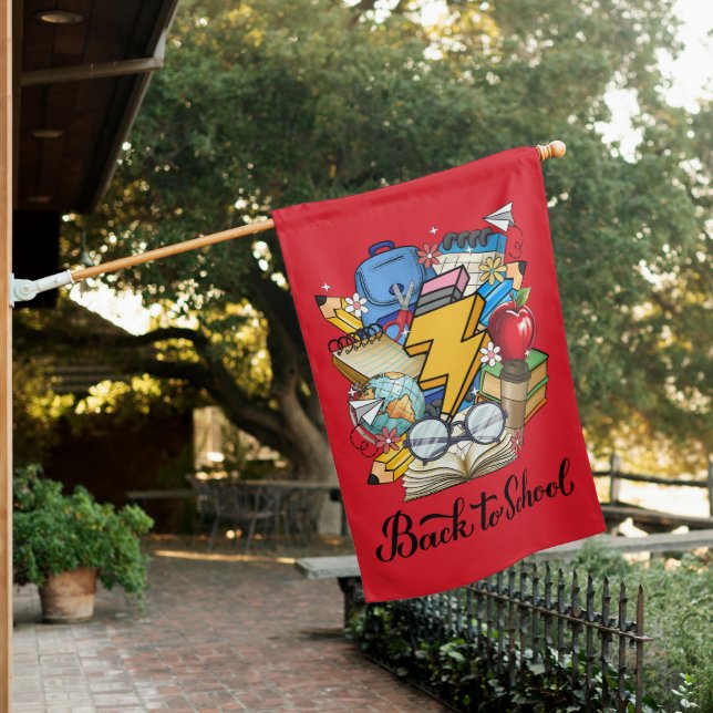 School House Flag (In SItu)