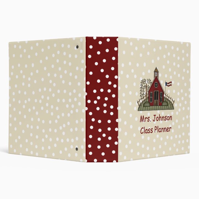 School House Teacher's Binder (Background)