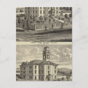 School houses, San Jose, California Postcard