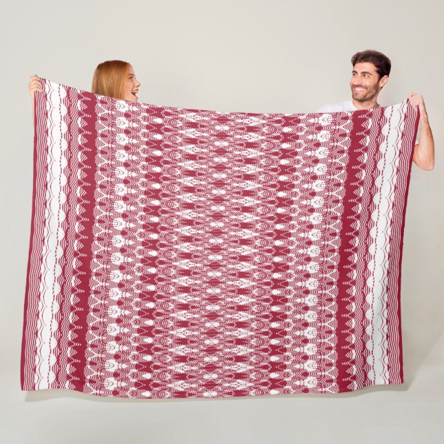 School hype-Swarthmore College Fleece Blanket (In Situ)