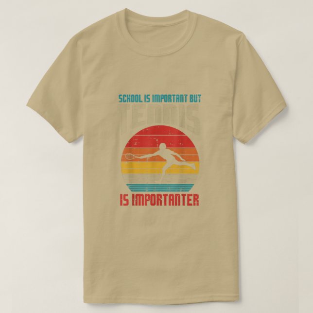 School Important Tennis Importanter Player Boys Gi T-Shirt (Design Front)