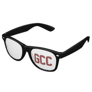 School INITIALS Team Spirit Sports Student Fun Retro Sunglasses
