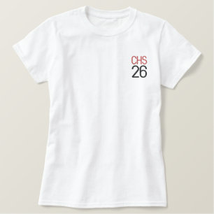 School Initials Year Team Name Colors Seniors Fun Embroidered Shirt