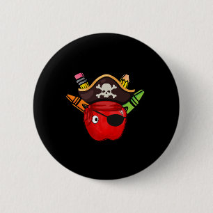 School International Talk Like A Pirate Day Pirate Button