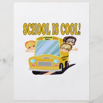 School Is Cool 2 Flyer by StayEducated at Zazzle
