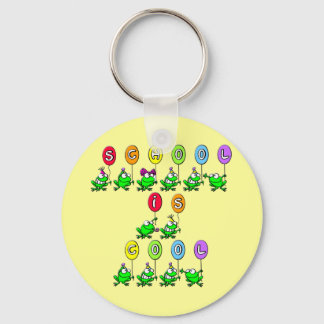 School is Cool - Frogs Keychain
