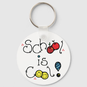 School Is Cool Keychain