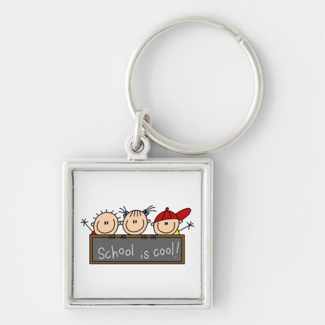 School is Cool Keychain (Front)