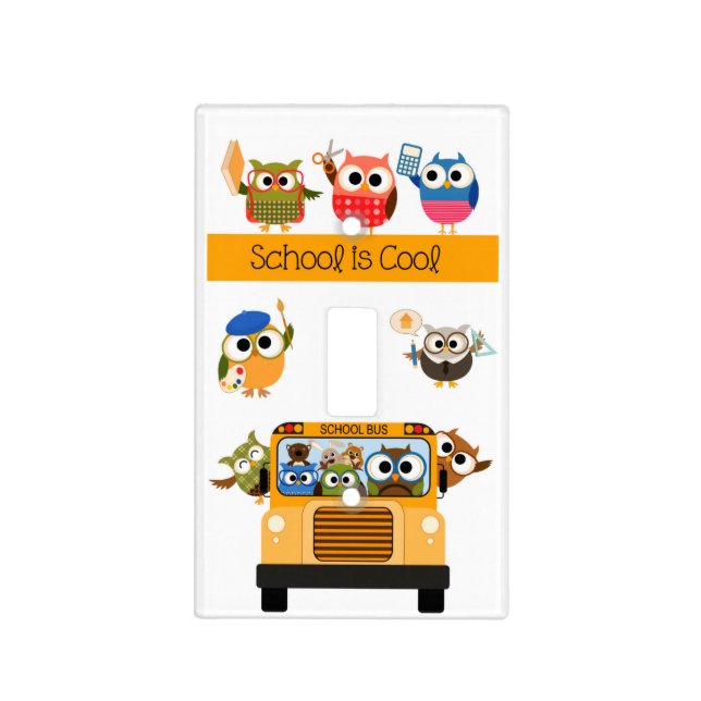School is Cool Light Switch Cover (Front)