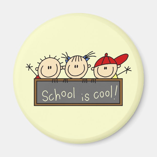 School is Cool Magnet (Front)