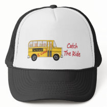 School is Cool School bus Trucker Hat School is Cool School bus Trucker Hat