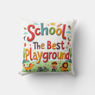 School is Fun - no1 Throw Pillow