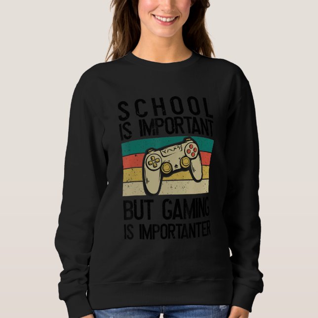 School is important_5 sweatshirt (Front)