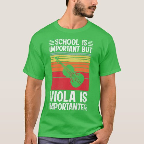 School Is Important But viola Is Importanter Funny T_Shirt