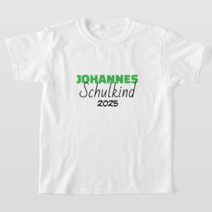 School Kid 2026 - green First Day of School T-Sh T-Shirt