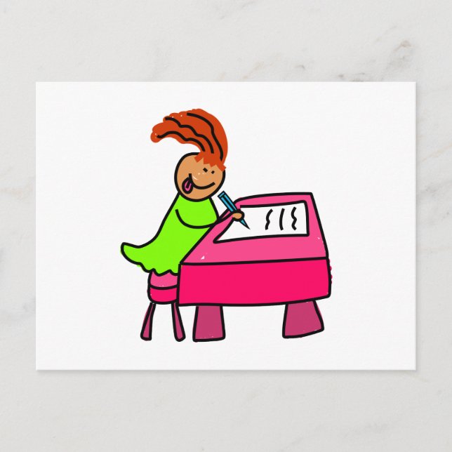 School Kid Postcard (Front)