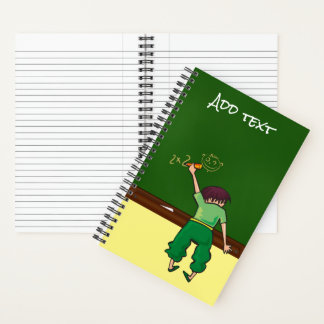 School Kids Chalkboard Notebook