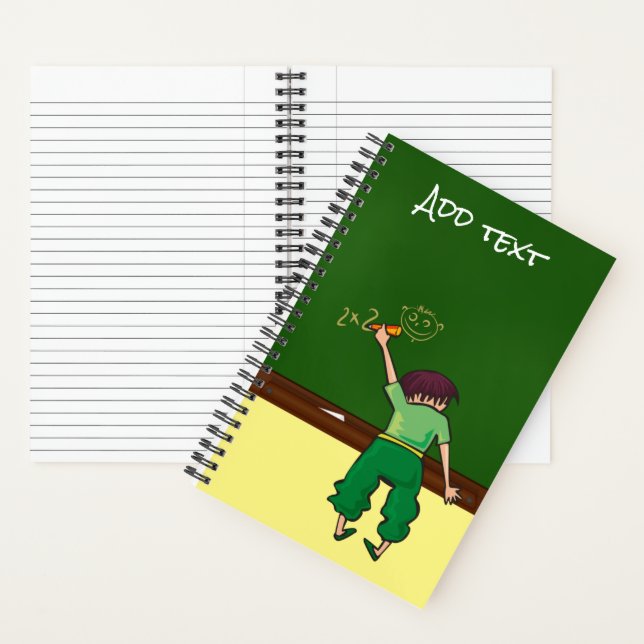 School Kids Chalkboard Notebook (Inside)