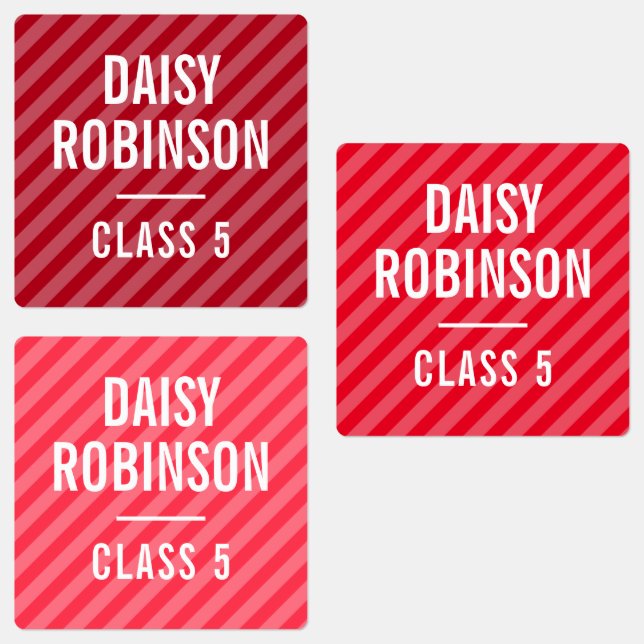 School Kids Name & Class Labels (Group)