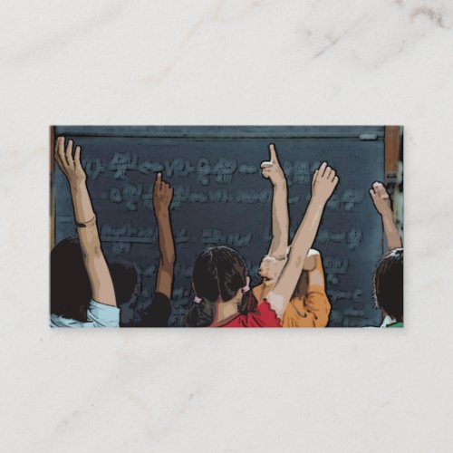 School Kids Business Cards