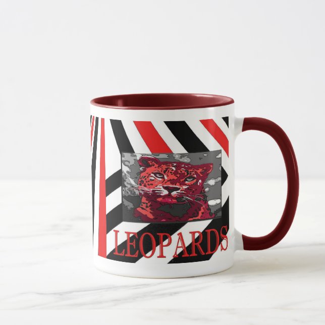 School Leopards  Mug (Right)