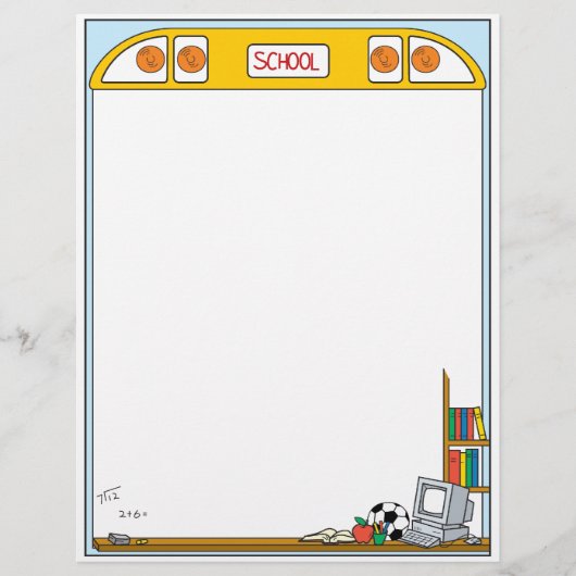 School Letterhead (Front)