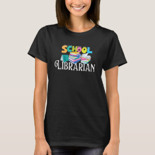 School Librarian - Library Cataloger Bookworm Book T-Shirt