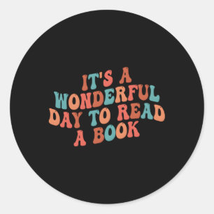 School Librarian Library Worker Appreciation Classic Round Sticker