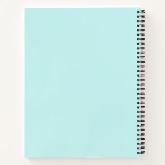 School Librarian Personalized Notebook (Blue) | Zazzle