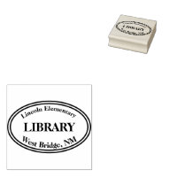 School Library Book Stamp