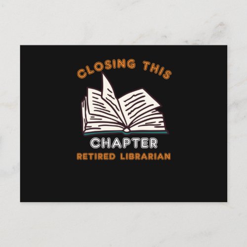 School Library Funny Gift For Retired Librarian Postcard