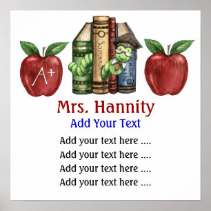 School / Library Lg. by SRF Poster