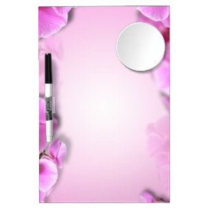 School Locker Mirror Pink Orchid Dry Erase Board With Mirror