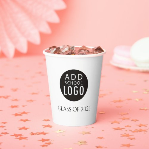 School Logo Class of Graduation Party Paper Cups