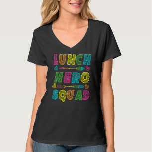 School Lunch Hero Squad  Cafeteria Workers T-Shirt