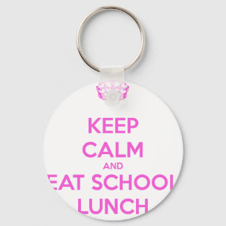 School Lunch Lady Loves Nutrition Keychain