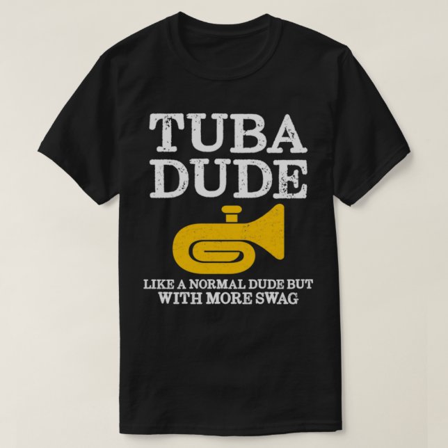 School Marching Band Funny Tuba Pullover Hoodie (Design Front)